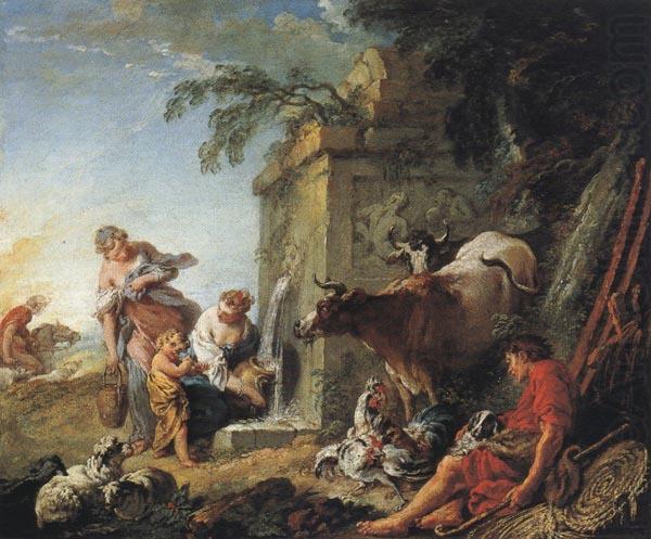 La Fontaine, Francois Boucher